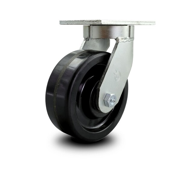 8 Inch Extra Heavy Duty Phenolic Wheel Swivel Top Plate Caster